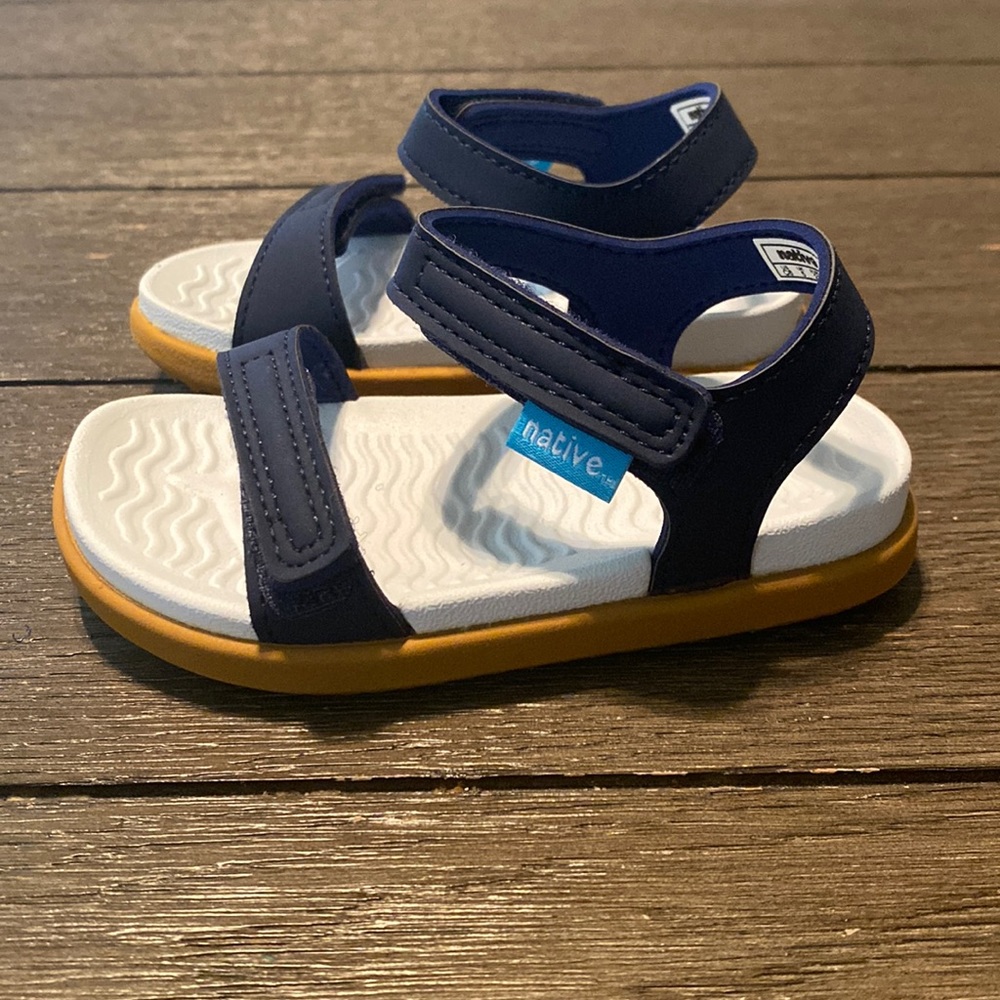 Practically new native sandals